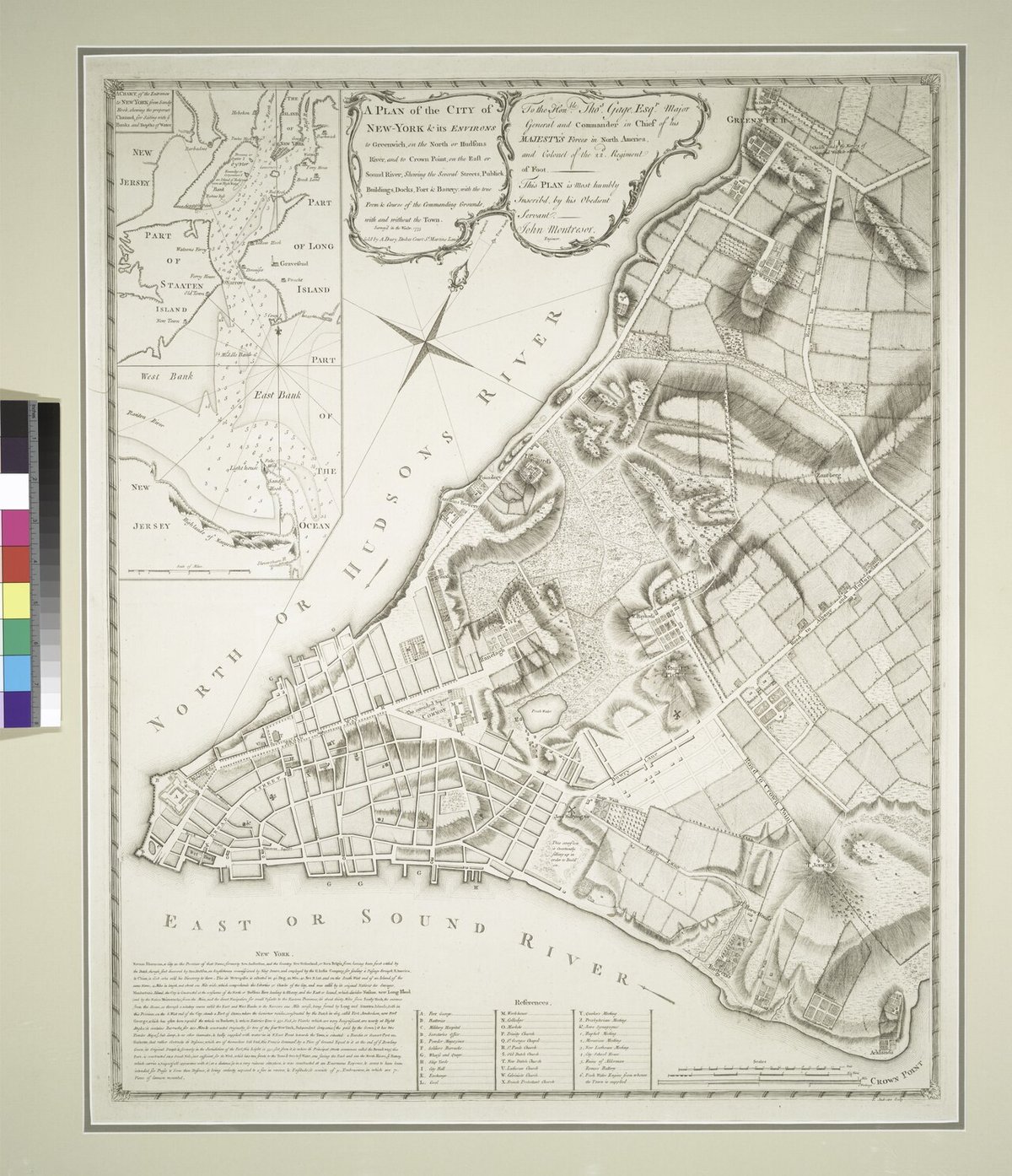 Montresor 1766 Map