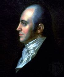 Aaron Burr portrait head